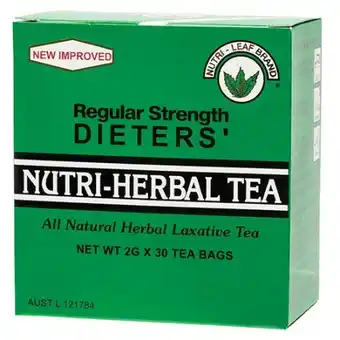 Nutri-leaf regular strength dieters tea 30 bags