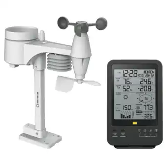 Jaycar Electronics Wireless weather station 6" monochrome offer