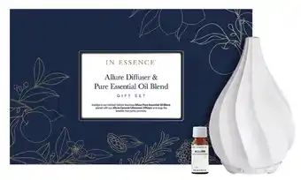 Chemist Discount Centre In essence allure diffuser & pure essential oil gift set offer