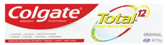 Chemist Discount Centre Colgate total original 115g offer
