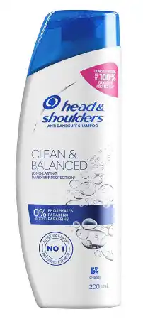 Chemist Discount Centre Head & shoulders clean & balanced anti dandruff shampoo for clean scalp 200ml offer