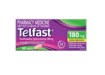 Chemist Discount Centre Telfast hayfever & allergy relief 180mg 30 tablets offer