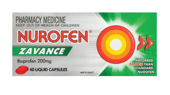 Chemist Discount Centre Nurofen zavance 40 liquid capsules offer