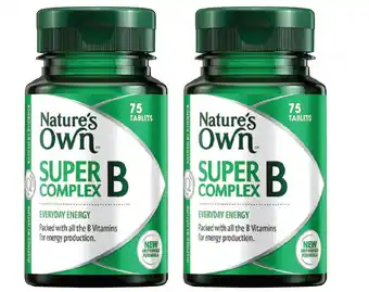 Nature’s own super b complex 75 tablets