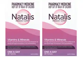 Natalis blister pack 30 tablets
