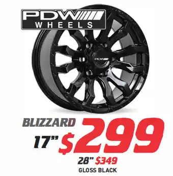 Bob Jane T-Marts 17" wheel - pdw blizzard offer