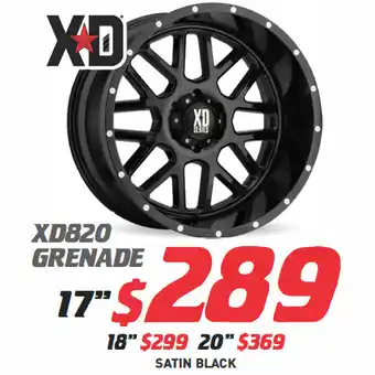 20" wheel - xd820 grenade