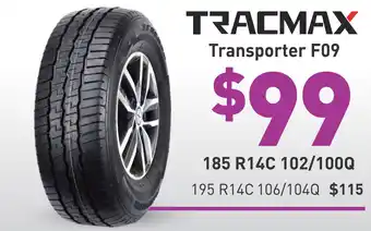 Tyre - tracmax transporter f09
