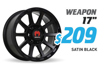 Bob Jane T-Marts 17" wheel - monster weapon offer