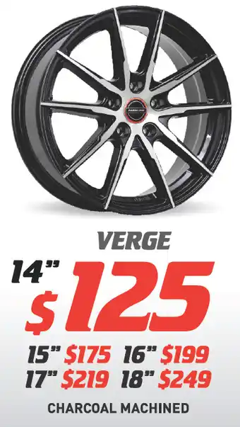 17" wheel - auscar verge
