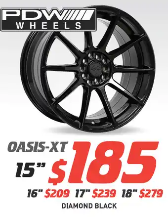 Bob Jane T-Marts 17" wheel - pdw oasis-xt offer