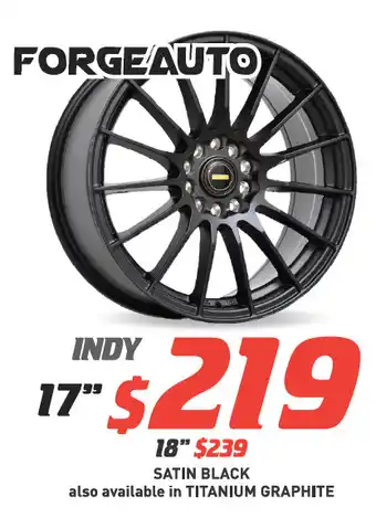 Bob Jane T-Marts 18" wheel - forgeauto indy offer