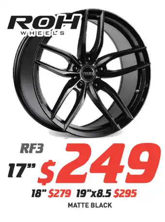Bob Jane T-Marts 19"x8.5 wheel - roh rf3 offer