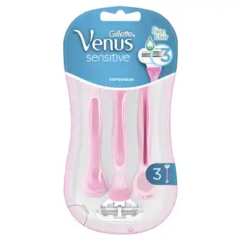Chempro Gillette venus sensitive disposable razors 3 pack offer