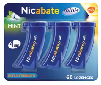 Chempro Nicabate mini 4mg mint 60 lozenges offer