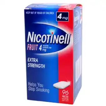 Nicotinell gum fruit 4mg 96 pieces