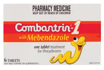 Chempro Combantrin-1 100mg 6 tablets offer