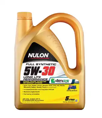 Auto One Nulon full synthetic engine oil 5 litre offer