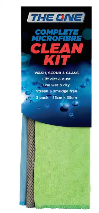 Auto One The one complete microfibre clean kit offer