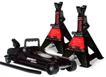 Auto One Impact 2 tonne ratchet axle stands & 1.7 tonne trolley jack offer