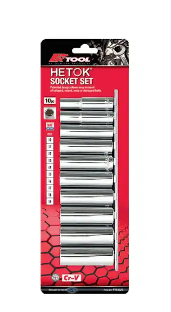Auto One Pk tool hetok socket sets 8 piece offer