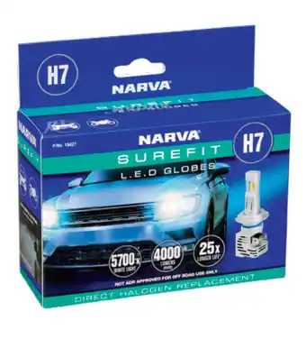 Narva surefit led globes - h7