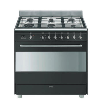 Smeg 90cm dual fuel freestanding cooker