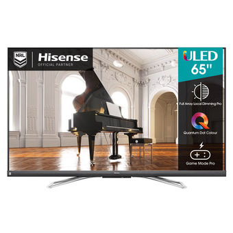Bing Lee Hisense 65”/165cm quantum dot with full array 4k ultra hd smart uled tv offer