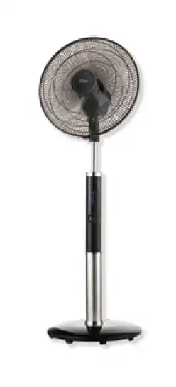 Omega altise 40cm pedestal fan with figure 8 mode & remote