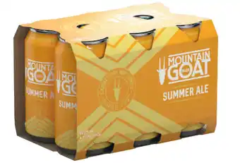 Liquorland Mountain goat summer ale can 6x375ml offer