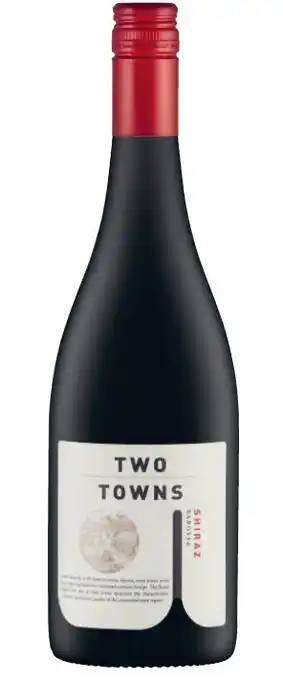 Liquorland Two towns barossa shiraz 750ml offer