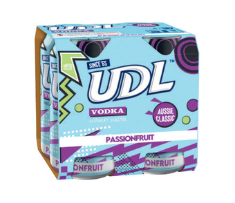 Liquorland Udl vodka & passionfruit can 375ml offer