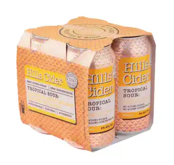 Liquorland The hills tropical sour cider can 375ml offer