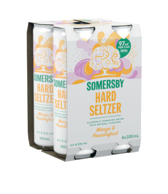 Liquorland Somersby seltzer mango & passionfruit can 300ml offer