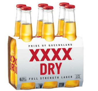 Liquorland Xxxx dry bottle 6x330ml offer