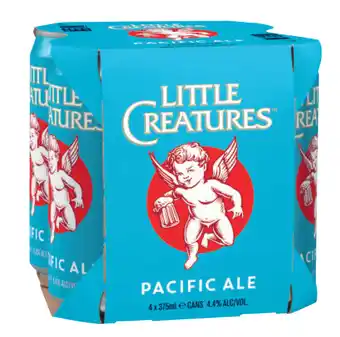 Liquorland Little creatures pacific ale can 4x375ml offer