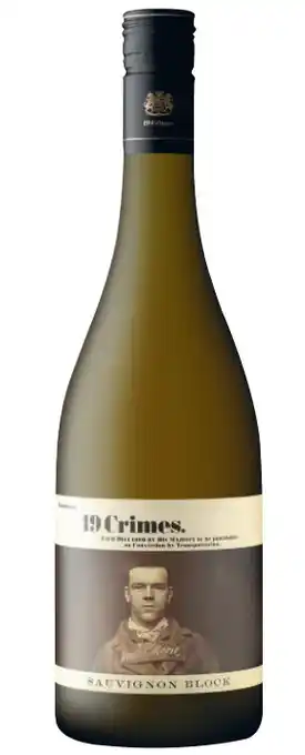 Liquorland 19 crimes sauvignon block 750ml offer