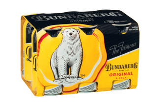Liquorland Bundaberg up & cola cans 6x375ml offer