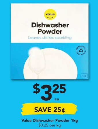 Drakes Value Dishwasher Powder 1kg offer
