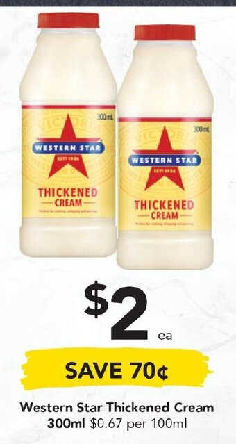 Drakes Western Star Thickened Cream 300ml offer