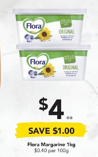 Drakes Flora Margarine 1kg offer