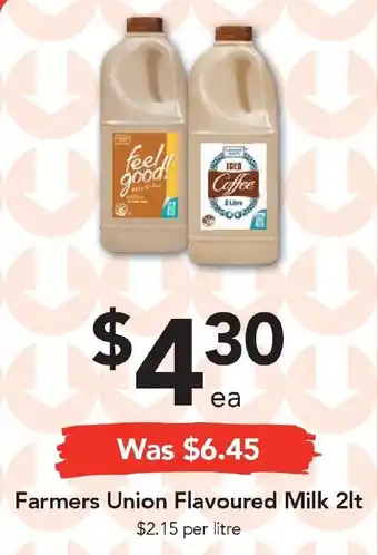 Drakes Farmers Union Flavoured Milk 2lt offer