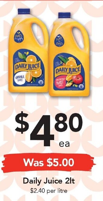 Drakes Daily Juice 2lt offer