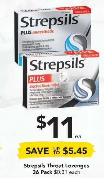 Strepsils Throat Lozenges 36 Pack
