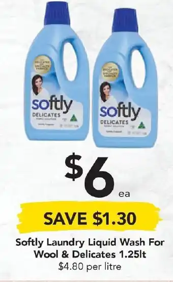 Drakes Softy Laundry Liquid Wash for Wool & Delicates 1.25lt offer