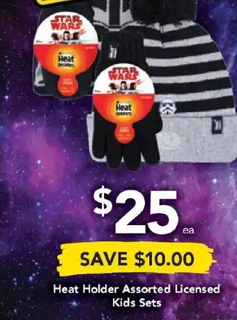 Drakes Heat Holder Assorted Licensed Kids Sets offer