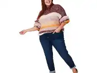 BIG W Avella Stripe Jumper Sizes 16-26 offer