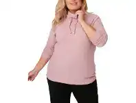 BIG W Avella Cowl Neck Jumper Sizes 16-26 offer