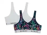 BIG W Bonds Girls 2-Pack Fashion Tank Crops Sizes 6/8 - 14/16 offer