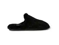 BIG W Brilliant Basics Womens Chenille Mule Scuff SIzes XS-L - Black offer